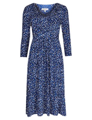 Abstract Spotted Fit & Flare Dress | Per Una | M&S