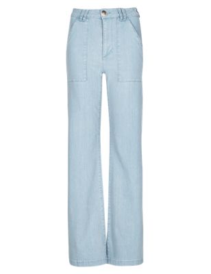 Wide Leg Flared Denim Jeans | Limited Edition | M&S