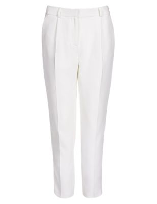 Single Pleated Straight Leg Trousers | Limited Edition | M&S