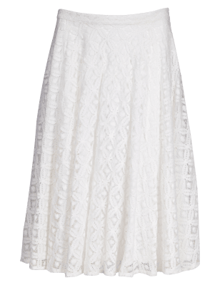 Floral Lace Long Skirt | Limited Edition | M&S