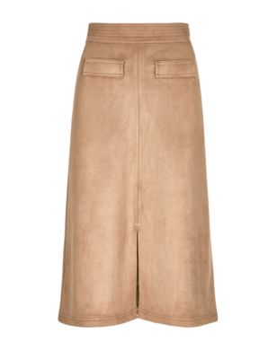 Faux Suede A-Line Skirt | Limited Edition | M&S