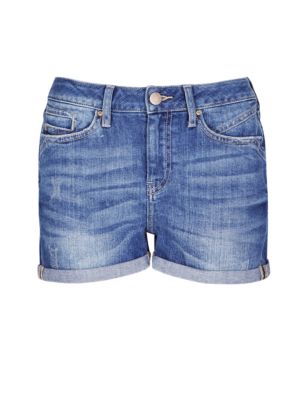 Turn Up Denim Shorts | Limited Edition | M&S