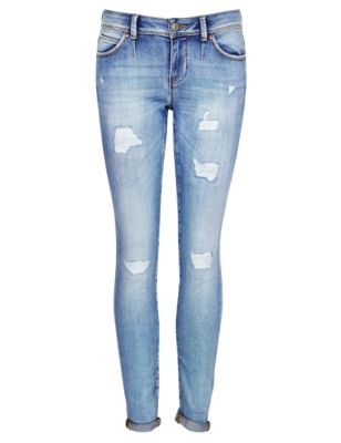 Ripped Skinny Girlfriend Denim Jeans | Limited Edition | M&S