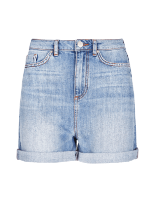 High Waisted Denim Shorts | Limited Edition | M&S