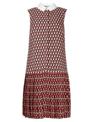 Geometric Print Shirt Dress | Limited Edition | M&S