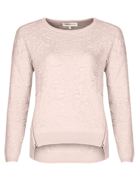 Pure Cotton Bubble Knitted Top | Limited Edition | M&S