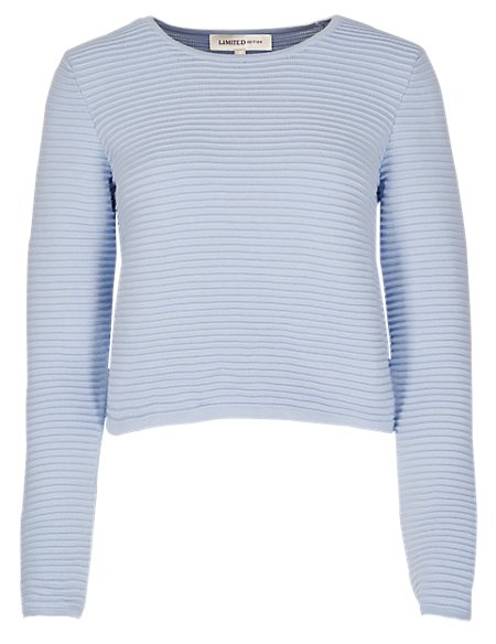 Ribbed Cropped Jumper | Limited Edition | M&S