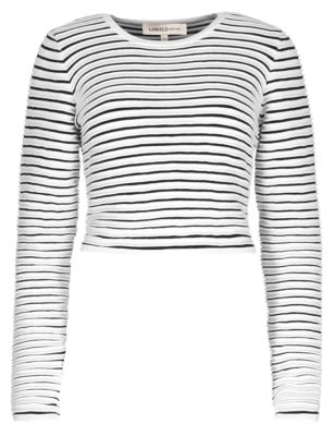 Pure Cotton Striped Cropped Jumper | Limited Edition | M&S
