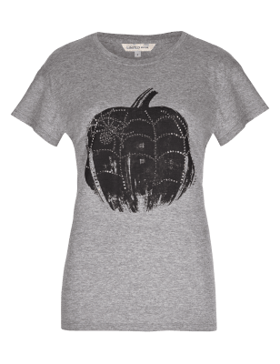 sequin pumpkin shirt