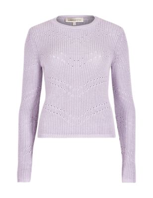 Pure Cotton Pointelle Jumper | Limited Edition | M&S