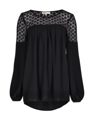 Crochet Insert Blouse | Limited Edition | M&S
