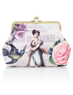 Vintage Inspired Clasp Washbag | M&S Collection | M&S