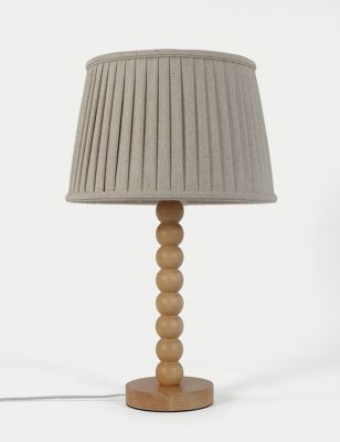M&S Tilly Table Lamp - Natural, Natural,White