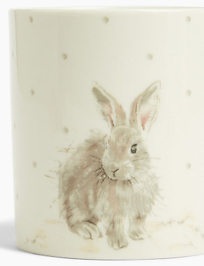 Rabbit Print Mug Image 2 of 3