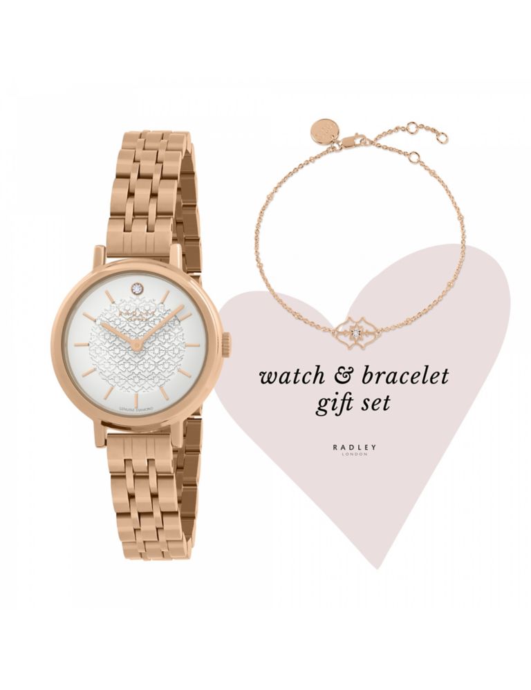 Radley Diamond Street Watch & Bracelet Gift Set 1 of 5