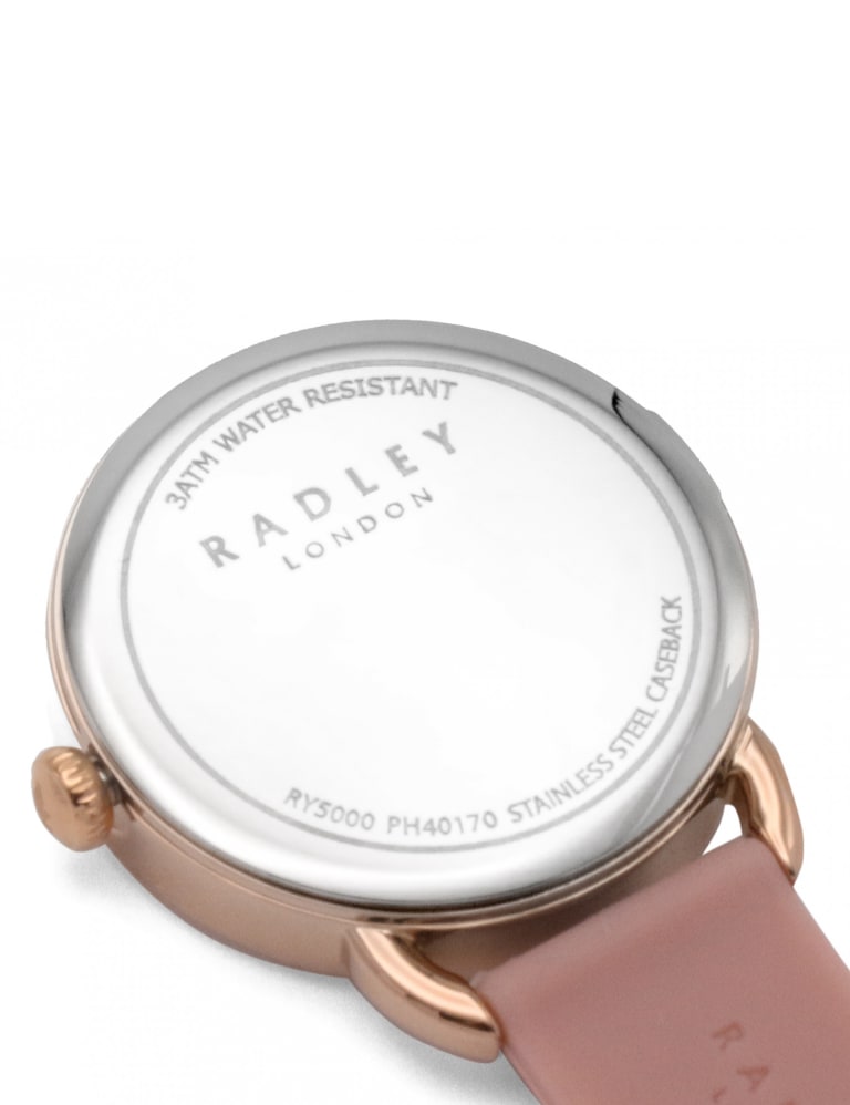 Radley Dog Print Nurses Fob Leather Watch Radley M S