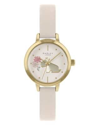 Radley Floral Dog Leather Analogue Quartz Watch | Radley | M\u0026S
