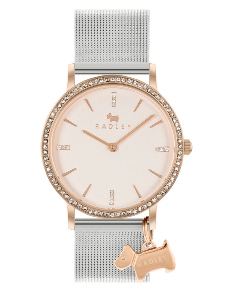 Radley Scottie Dog Charm Leather Watch Radley M S