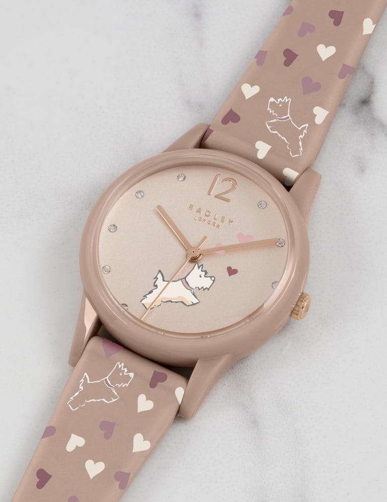 Pink best sale radley watch