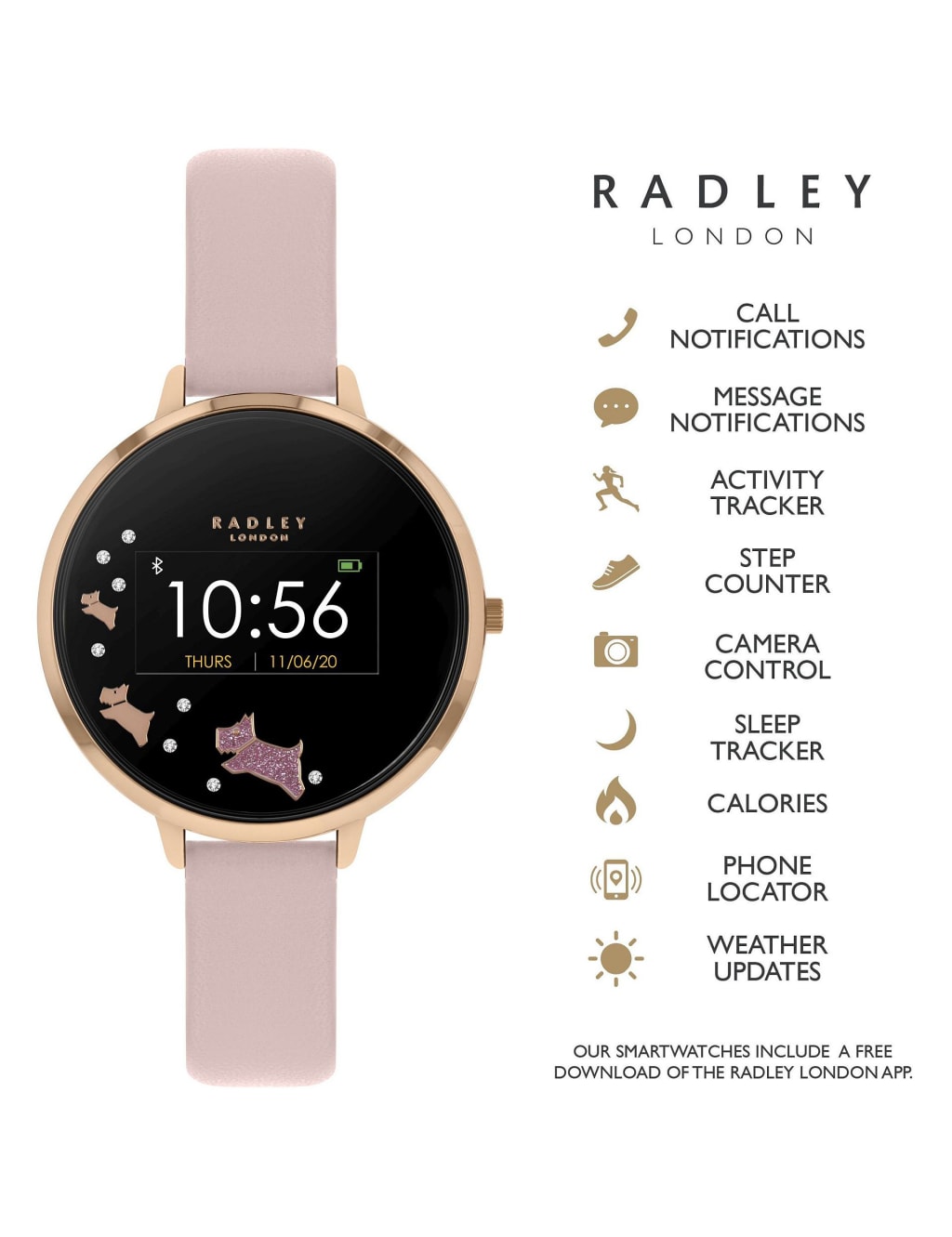 Radley Series 3 Activity Tracker Smartwatch Radley M&S