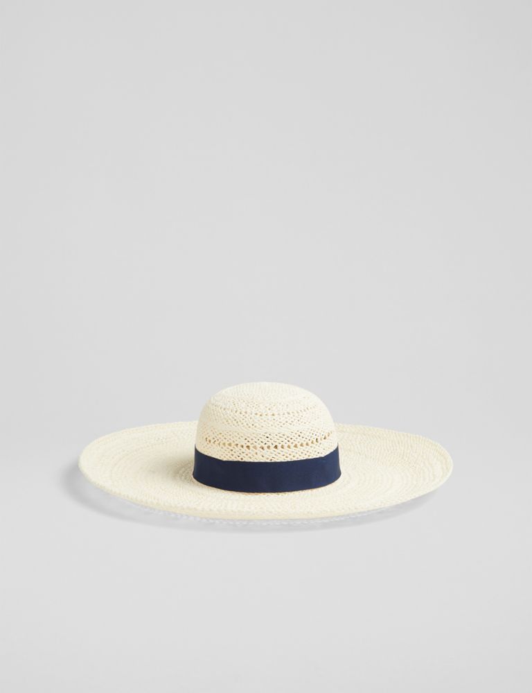 Raffia Floppy Sun Hat, LK BENNETT