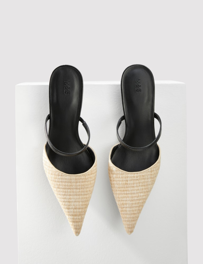 Slingback mules heels sales