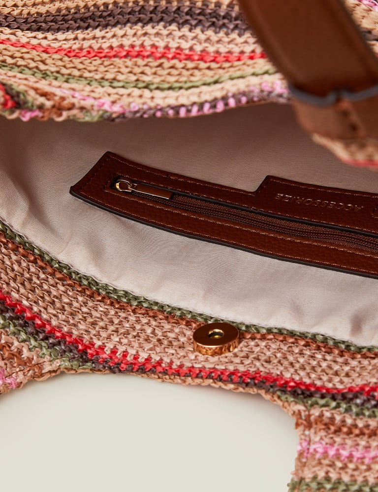 Raffia Striped Shoulder Bag 4 of 4