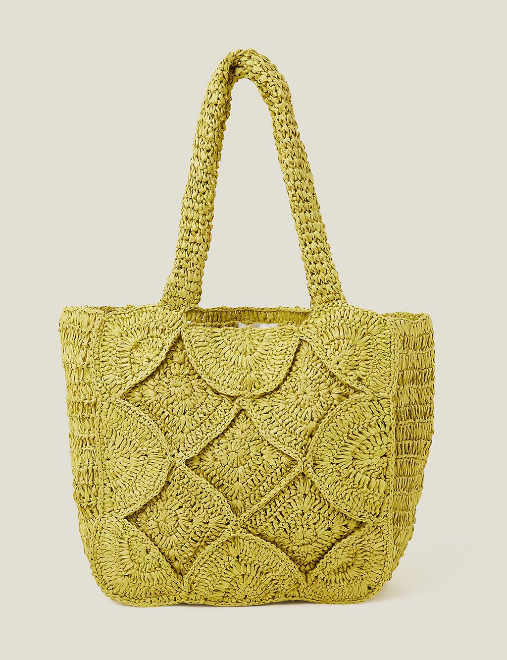 Raffia Textured Tote Bag 3 of 4