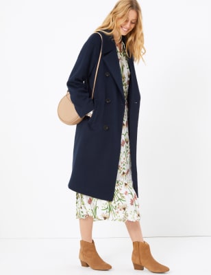 Raglan Sleeve Overcoat | M&S Collection | M&S