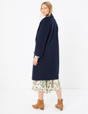 Womens raglan sleeve wool on sale coat