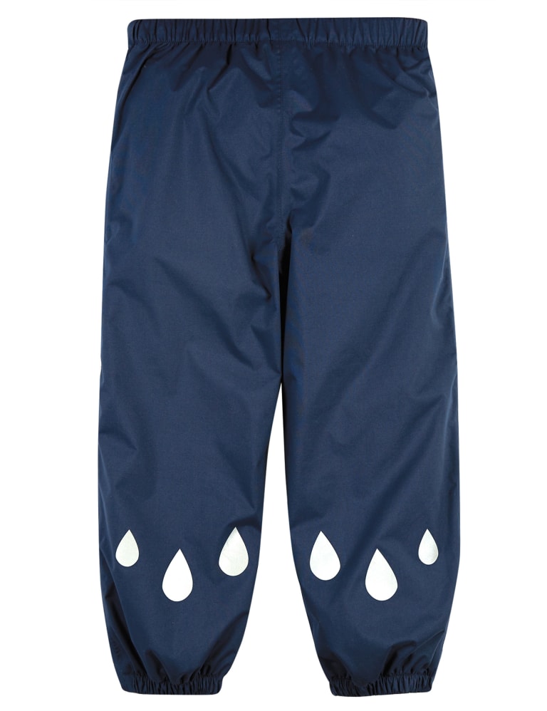 JoJo Maman Bébé Navy Blue Pack-Away Waterproof Trousers