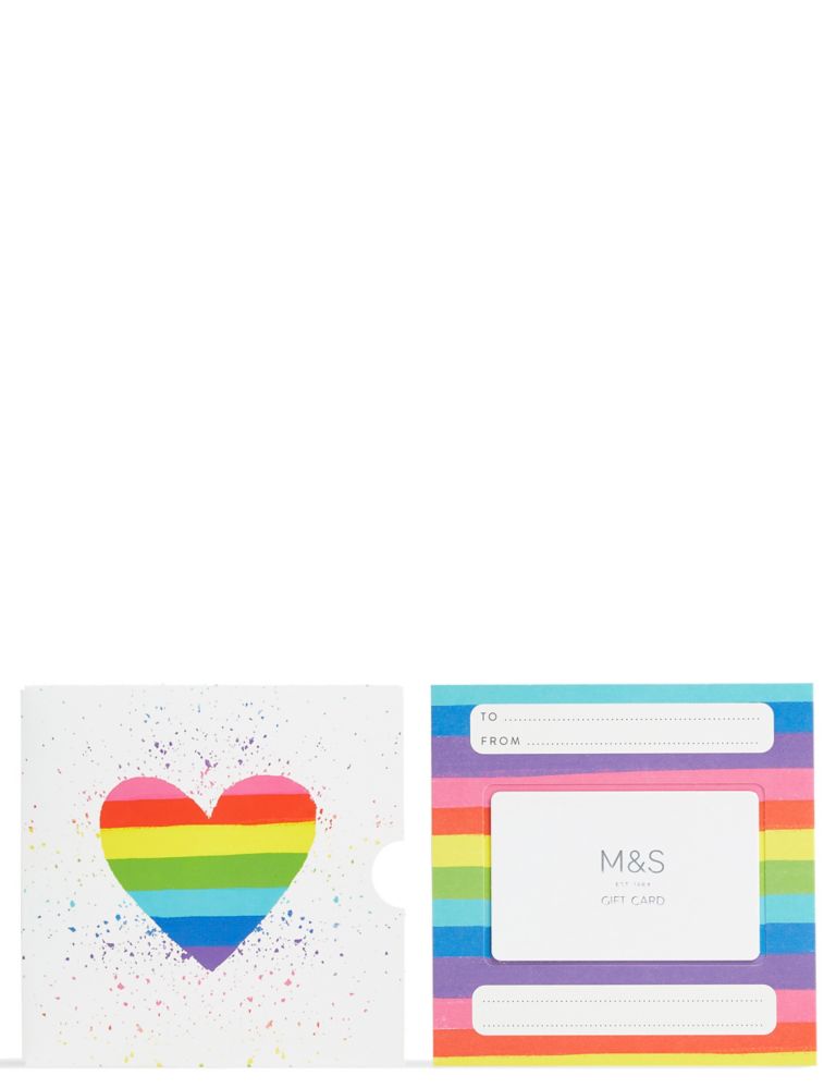 Rainbow Heart Gift Card 2 of 4