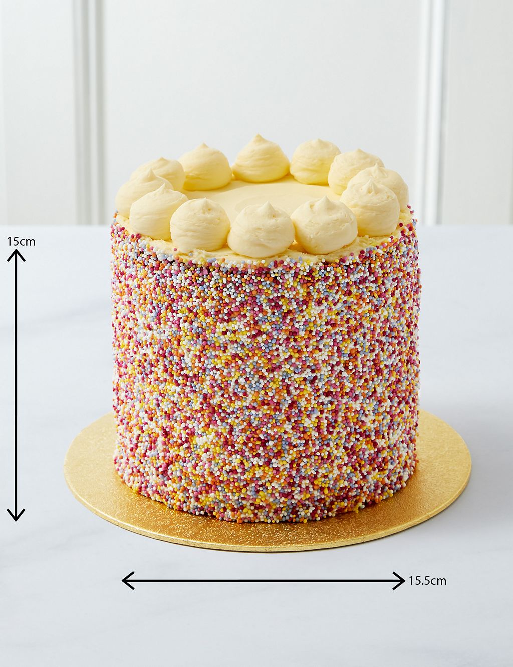 Rainbow Layers Cake (Serves 12) 4 of 5