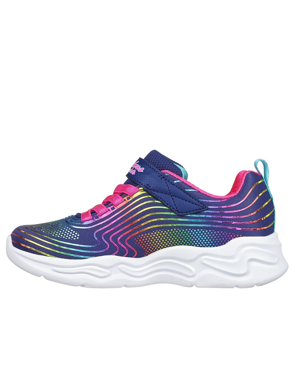 Rainbow Light Up Trainers (9.5 Small - 3 Large) 4 of 6