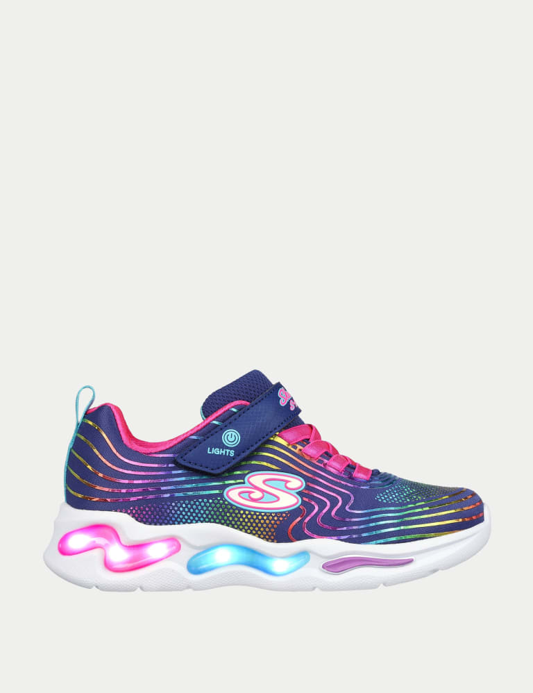 Rainbow Light Up Trainers (9.5 Small - 3 Large) 1 of 6