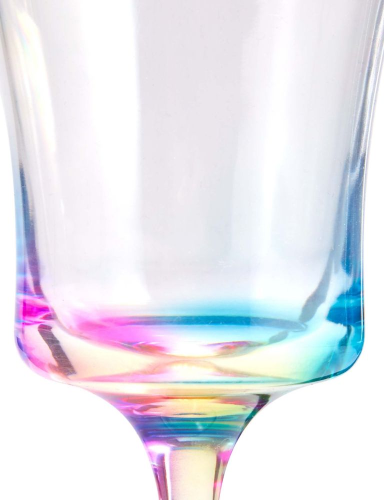 Rainbow Picnic Wine Glass 2 of 2
