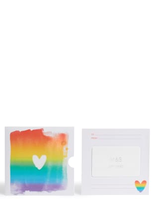 Rainbow Print Gift Card Image 2 of 4