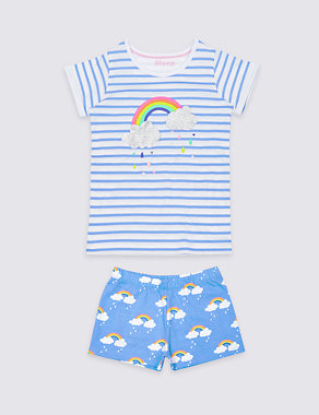 Rainbow Short Pyjamas (3 Months - 8 Years) Image 2 of 4