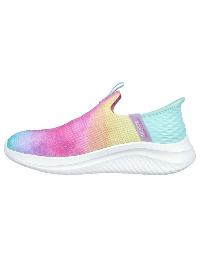 Rainbow Slip-On Trainers (9.5 Small - 5 Large) 3 of 5