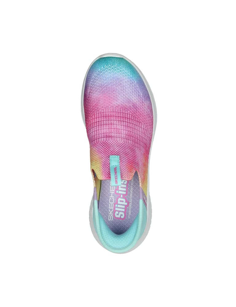 Rainbow Slip On Trainers 9.5 Small 5 Large Skechers M S
