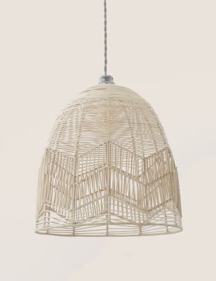 Wicker light online shades