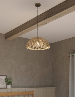 Rattan Pendant Lamp Shade Image 2 of 8