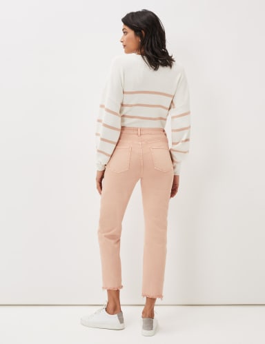 Raw Hem Straight Leg Cropped Jeans 5 of 6