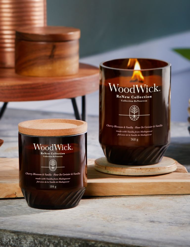 Buy Woodwick Large Hourglass Fireside Candle from the Laura Ashley