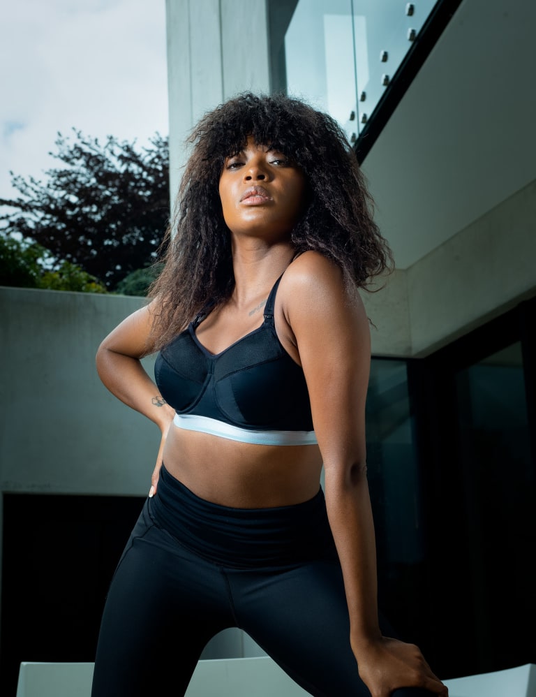 Reactivate Flexi Wired Nursing Sports Bra D H Hotmilk M S