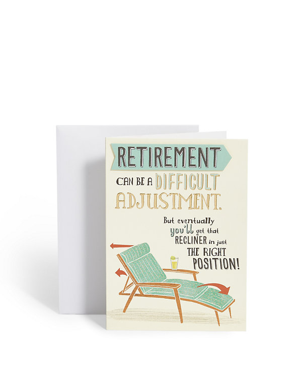 Recliner Retirement Card Image 1 of 2