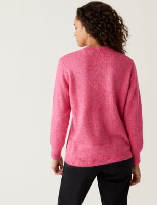 pink jumpers marks and spencer