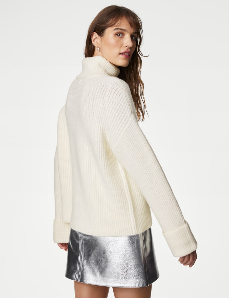 Turtle neck jumper and sale skirt