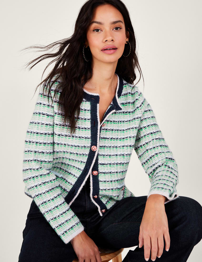 Marks and spencer green cardigan discount
