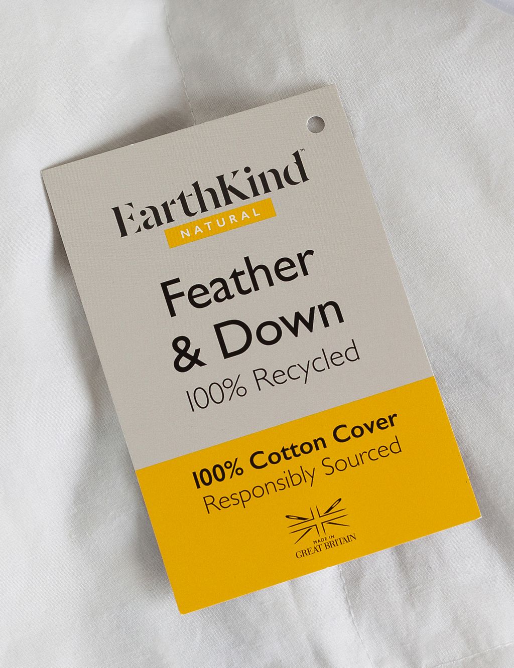 Recycled Feather & Down 10.5 Tog Duvet 7 of 7